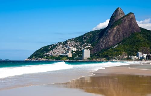 Puzzle für Erwachsene 1000 Teile Puzzle 1000 Teile für Erwachsene Geschenke, Berge, Küste, Brasilien, Rio De Janeiro 52x38CM von EZMLFA