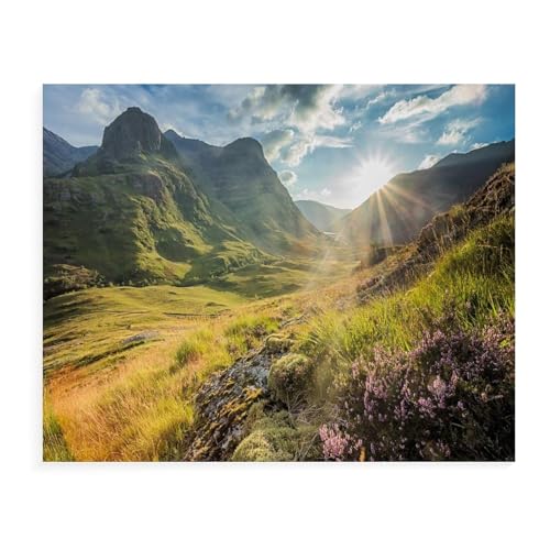 Puzzle für Erwachsene und Kinder, 2000 Teile, Talblick unter den Bergen von Glencoe, Lernspielzeug, Spiel, Familiendekoration, 38 x 52 cm, 70 x 100 cm Puzzle für Erwachsene und Kinder, 2000 Teile, Talblick unter den Bergen von Glencoe, Lernspielzeug, Spiel, Familiendekoration, 38 x 52 cm, 70 x 100 cm von EZMLFA