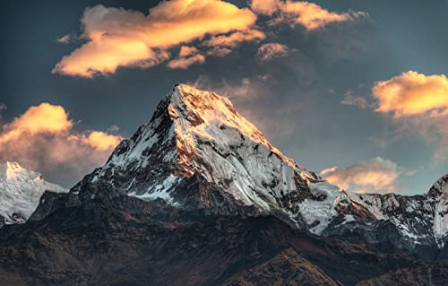 Puzzle für Kinder, 1000 Teile, Naturschönheit, Schnee, Nepal, 50 x 70 cm Puzzle für Kinder, 1000 Teile, Naturschönheit, Schnee, Nepal, 50 x 70 cm von EZMLFA