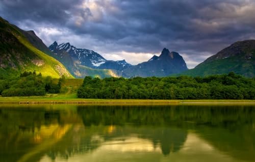 Puzzle aus Fotos, 1000 Teile, für Erwachsene und Teenager, personalisiertes Puzzle, Landschaft, Berge, 70 x 50 cm Puzzle aus Fotos, 1000 Teile, für Erwachsene und Teenager, personalisiertes Puzzle, Landschaft, Berge, 70 x 50 cm von EZMLFA