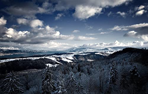 Puzzles für 1000 Teile, unmögliches Puzzle für Erwachsene, Lernspiele, Geschenke für Männer, Naturlandschaft, Berge, 50 x 70 cm Puzzles für 1000 Teile, unmögliches Puzzle für Erwachsene, Lernspiele, Geschenke für Männer, Naturlandschaft, Berge, 50 x 70 cm von EZMLFA