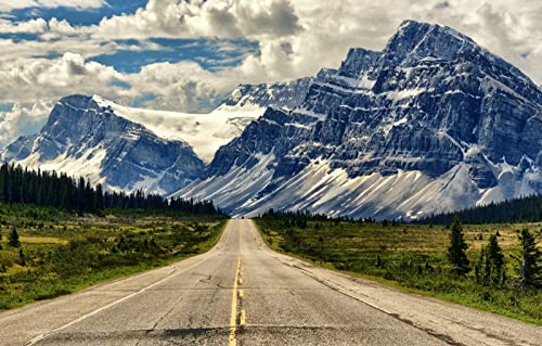 Puzzles für 1000 Teile, unmögliches Puzzle für Erwachsene, Lernspiele, Naturlandschaft, Straße, Berg, Kanada, Icefield Parkway, 50 x 70 cm Puzzles für 1000 Teile, unmögliches Puzzle für Erwachsene, Lernspiele, Naturlandschaft, Straße, Berg, Kanada, Icefield Parkway, 50 x 70 cm von EZMLFA