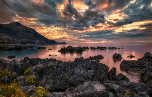 Puzzles für 2000 Teile, unmögliches Puzzle für Erwachsene, Lernspiele, Geschenke für Männer, Naturlandschaft, Sonnenuntergang, Küste, Italien, 70 x 100 cm Puzzles für 2000 Teile, unmögliches Puzzle für Erwachsene, Lernspiele, Geschenke für Männer, Naturlandschaft, Sonnenuntergang, Küste, Italien, 70 x 100 cm von EZMLFA