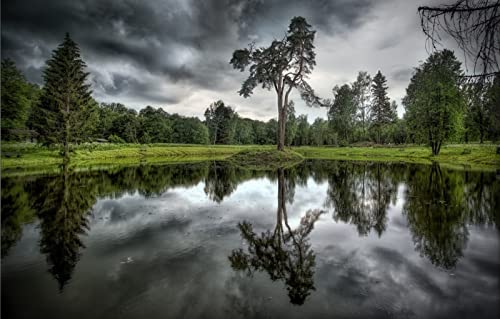 Puzzles für 2000 Teile, unmögliches Puzzle für Erwachsene, Lernspiele, Naturlandschaft, See, 70 x 100 cm von EZMLFA