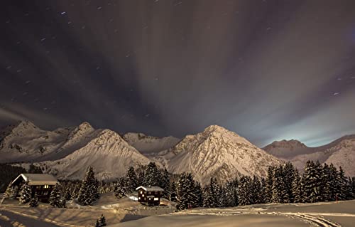 Puzzles für Erwachsene, 1000 Teile, Lernspiele, Heimdekoration, Geschenke für Männer, Naturlandschaft, Berge, Sterne, 38 x 52 cm Puzzles für Erwachsene, 1000 Teile, Lernspiele, Heimdekoration, Geschenke für Männer, Naturlandschaft, Berge, Sterne, 38 x 52 cm von EZMLFA
