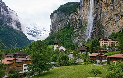 Puzzles für Erwachsene, 1000 Teile, Lernspiele, Heimdekoration, Geschenke für Männer, Naturlandschaft, Straße, Berg, Wasserfall, Tal, Schweiz, Staubach, 26 x 38 cm Puzzles für Erwachsene, 1000 Teile, Lernspiele, Heimdekoration, Geschenke für Männer, Naturlandschaft, Straße, Berg, Wasserfall, Tal, Schweiz, Staubach, 26 x 38 cm von EZMLFA