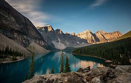Puzzles für Erwachsene, 1000 Teile, anspruchsvolles Spiel für alle, für Frauen, Geschenke für Männer, Naturlandschaft, Kanada, Moraine Lake, 50 x 70 cm Puzzles für Erwachsene, 1000 Teile, anspruchsvolles Spiel für alle, für Frauen, Geschenke für Männer, Naturlandschaft, Kanada, Moraine Lake, 50 x 70 cm von EZMLFA