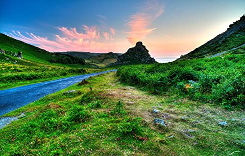 Puzzles für Erwachsene, 1000-teiliges Puzzle, anspruchsvolles Spiel für das Ganze, für Frauen, Geschenke für Männer, Naturlandschaft, Straße, Sonnenuntergang, Berge, 26 x 38 cm Puzzles für Erwachsene, 1000-teiliges Puzzle, anspruchsvolles Spiel für das Ganze, für Frauen, Geschenke für Männer, Naturlandschaft, Straße, Sonnenuntergang, Berge, 26 x 38 cm von EZMLFA