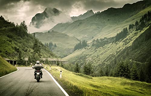 Puzzles für Erwachsene, 2000 Teile, Lernspiele, Naturlandschaft, Straße, Berg, Motorrad, Fahrrad, Wald, 70 x 100 cm Puzzles für Erwachsene, 2000 Teile, Lernspiele, Naturlandschaft, Straße, Berg, Motorrad, Fahrrad, Wald, 70 x 100 cm von EZMLFA