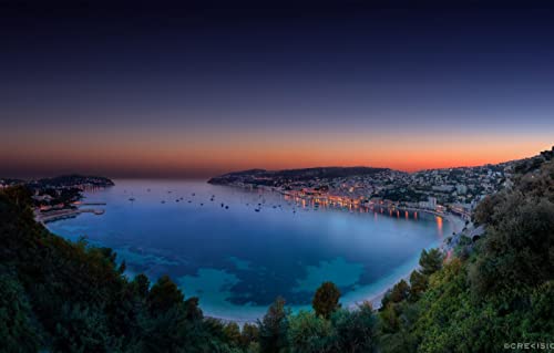 Puzzles für Erwachsene, 2000-teiliges Puzzle, anspruchsvolles Spiel für alle, für Frauen, Geschenke für Männer, Naturlandschaft, Sonnenuntergang, Monaco, Französische Riviera, 70 x 100 cm Puzzles für Erwachsene, 2000-teiliges Puzzle, anspruchsvolles Spiel für alle, für Frauen, Geschenke für Männer, Naturlandschaft, Sonnenuntergang, Monaco, Französische Riviera, 70 x 100 cm von EZMLFA