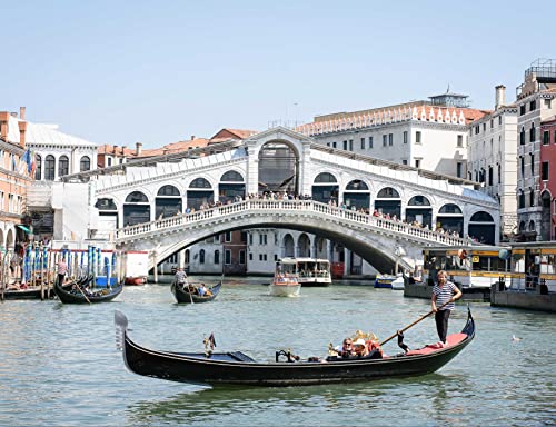Rialto-Brücke-Puzzle, 1000 Teile, Reisepuzzle mit hochwertiger Puzzle-Aufbewahrung, Kartonbox und wiederverschließbarem Beutel, Puzzlemaße 50 x 70 cm Rialto-Brücke-Puzzle, 1000 Teile, Reisepuzzle mit hochwertiger Puzzle-Aufbewahrung, Kartonbox und wiederverschließbarem Beutel, Puzzlemaße 50 x 70 cm von EZMLFA