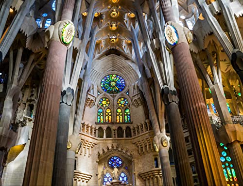 Sagrada Familia Puzzle 1000 Teile Religionspuzzle mit hochwertiger Puzzleaufbewahrung 26x38CM Sagrada Familia Puzzle 1000 Teile Religionspuzzle mit hochwertiger Puzzleaufbewahrung 26x38CM von EZMLFA