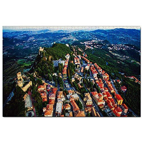 San Marino Puzzle 1000 Teile Spiel Kunstwerk Reise Souvenir 38x52CM von EZMLFA