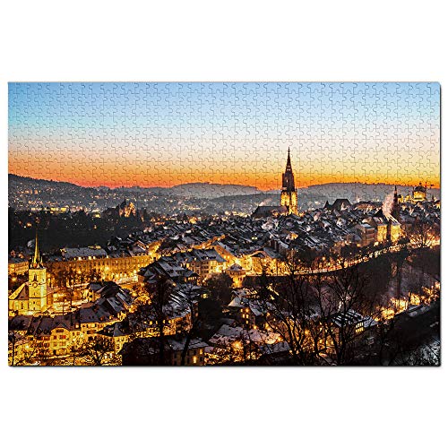 Schweiz Gurten Altstadt Bern Puzzle 1000 Teile Puzzle Spiel für Erwachsene Grafik Reise Souvenir 38x52CM Schweiz Gurten Altstadt Bern Puzzle 1000 Teile Puzzle Spiel für Erwachsene Grafik Reise Souvenir 38x52CM von EZMLFA