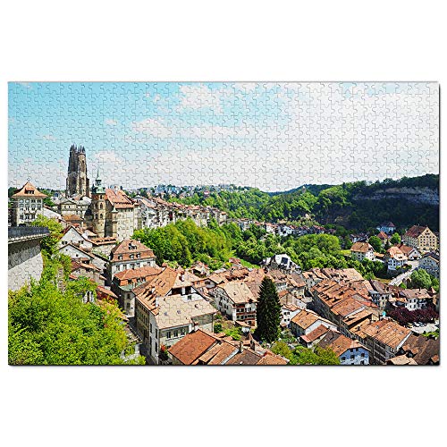 Schweiz Kathedrale St. Nikolaus Freiburg Puzzle 1000 Teile Puzzle Spiel für Erwachsene Grafik Reise Souvenir 50x70CM Schweiz Kathedrale St. Nikolaus Freiburg Puzzle 1000 Teile Puzzle Spiel für Erwachsene Grafik Reise Souvenir 50x70CM von EZMLFA