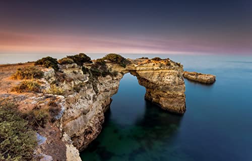 Schwieriges Puzzle für Erwachsene, 1000 Teile, Naturschönheit, Felsen, Sonnenuntergang, Portugal, Algarve, Atlantik, 38 x 52 cm Schwieriges Puzzle für Erwachsene, 1000 Teile, Naturschönheit, Felsen, Sonnenuntergang, Portugal, Algarve, Atlantik, 38 x 52 cm von EZMLFA