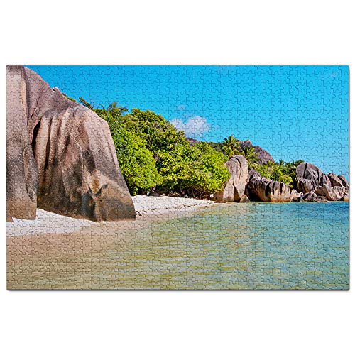 Seychellen La Digue Puzzle 2000 Teile Spiel Kunstwerk Reise Souvenir 70x100CM von EZMLFA