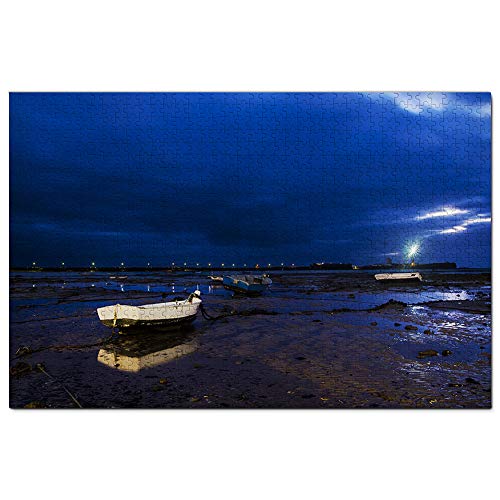 Spanien Caleta Beach Cadiz Puzzle 2000 Teile Puzzle Spiel für Erwachsene Grafik Reise Souvenir 70x100CM Spanien Caleta Beach Cadiz Puzzle 2000 Teile Puzzle Spiel für Erwachsene Grafik Reise Souvenir 70x100CM von EZMLFA