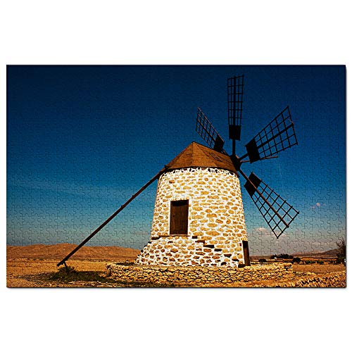 Spanien Fuerteventura Puzzle 2000 Teile Spiel Kunstwerk Reise Souvenir 70x100CM von EZMLFA