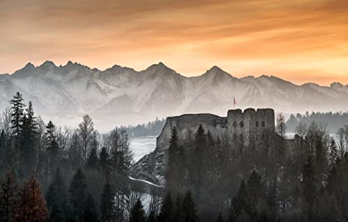 Spiele für Kinder, 3D-Puzzle, 2000 Teile, Naturschönheit, Polen, Hohe Tatra, Burg 70x100CM Spiele für Kinder, 3D-Puzzle, 2000 Teile, Naturschönheit, Polen, Hohe Tatra, Burg 70x100CM von EZMLFA