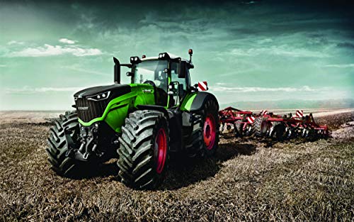 Spielzeug Erwachsene Kinder Klassisches Puzzle 2000 Teile Puzzle - Grüner Traktor für Ackerland 70x100CM von EZMLFA