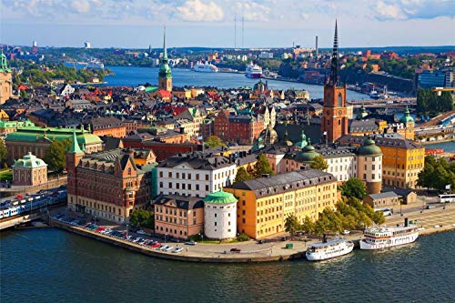 Stockholm City Panorama Puzzle für Kinder und Erwachsene, Spielzeug, Spiel, Lernspiel, 1000 Stück, 70 x 50 cm Stockholm City Panorama Puzzle für Kinder und Erwachsene, Spielzeug, Spiel, Lernspiel, 1000 Stück, 70 x 50 cm von EZMLFA