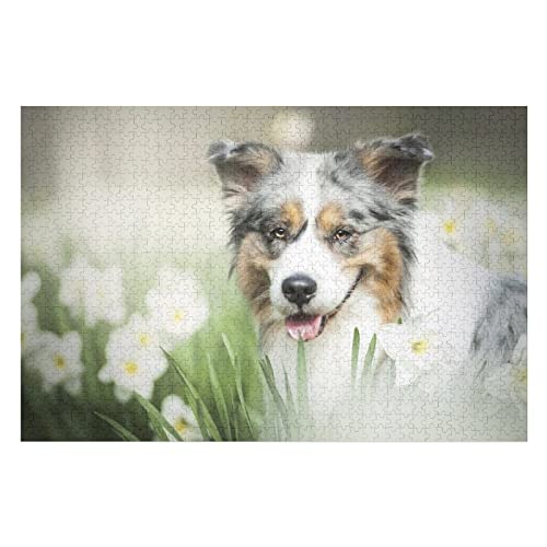 Tierpuzzle-Set für Erwachsene, 1000 Teile, Hunde-Grafikpuzzles, für Erwachsene und Kinder ab 12 Jahren, Spiele, Unterhaltung, Gehirn-Herausforderung, Puzzle, 50 x 70 cm Tierpuzzle-Set für Erwachsene, 1000 Teile, Hunde-Grafikpuzzles, für Erwachsene und Kinder ab 12 Jahren, Spiele, Unterhaltung, Gehirn-Herausforderung, Puzzle, 50 x 70 cm von EZMLFA