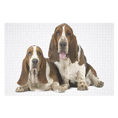Tierpuzzle-Set für Erwachsene, 1000 Teile, Hundemuster-Puzzles, für Erwachsene, Teenager, Kinder, Familie, anspruchsvolles Denkspiel, 26 x 38 cm von EZMLFA