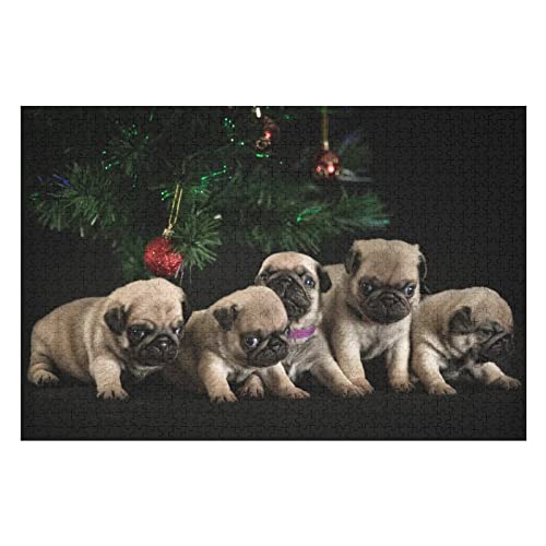 Tierpuzzle-Set für Erwachsene, 1000 Teile, Hundemuster-Puzzles, für Erwachsene und Kinder ab 12 Jahren, anspruchsvolle Premium-Puzzles für die Familie, 50 x 70 cm Tierpuzzle-Set für Erwachsene, 1000 Teile, Hundemuster-Puzzles, für Erwachsene und Kinder ab 12 Jahren, anspruchsvolle Premium-Puzzles für die Familie, 50 x 70 cm von EZMLFA