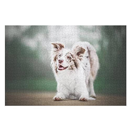 Tierpuzzle-Set für Erwachsene, 1000 Teile, Puzzles mit Hundemuster, für Kinder und Erwachsene, Spiele, Unterhaltung, Denksport-Puzzle, 50 x 70 cm von EZMLFA