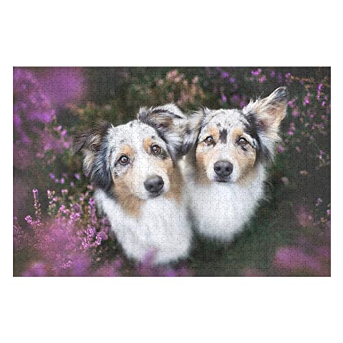 Tierpuzzle-Set für Erwachsene, 2000 Teile, Hundemuster-Puzzles, für Kinder und Erwachsene, Puzzle-Geschenke, Brain Challenge Puzzle, 70 x 100 cm Tierpuzzle-Set für Erwachsene, 2000 Teile, Hundemuster-Puzzles, für Kinder und Erwachsene, Puzzle-Geschenke, Brain Challenge Puzzle, 70 x 100 cm von EZMLFA