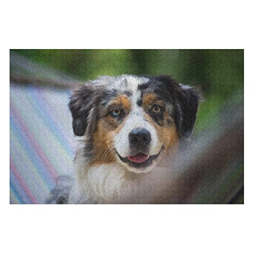 Tierpuzzle-Sets für Erwachsene, 1000-teilige Puzzles mit Hundemuster, für Erwachsene, Jugendliche, Kinder, Lernspiele, lustige Puzzles 50 x 70 cm Tierpuzzle-Sets für Erwachsene, 1000-teilige Puzzles mit Hundemuster, für Erwachsene, Jugendliche, Kinder, Lernspiele, lustige Puzzles 50 x 70 cm von EZMLFA