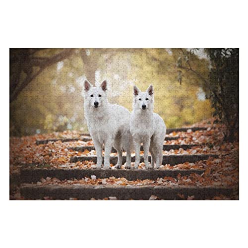 Tierpuzzle für Erwachsene, 1000 Teile, Hundemuster-Puzzle, für Frauen und Männer, Puzzle-Geschenke, lustige Puzzles, 50 x 70 cm von EZMLFA