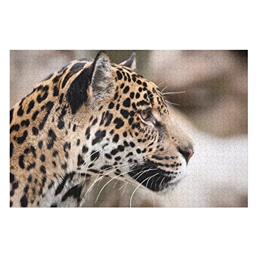 Tierpuzzle für Erwachsene, 1000 Teile, Leopardenmuster-Puzzles, für Erwachsene und Kinder ab 12 Jahren, Familienaktivität, Premium-Puzzles, 50 x 70 cm Tierpuzzle für Erwachsene, 1000 Teile, Leopardenmuster-Puzzles, für Erwachsene und Kinder ab 12 Jahren, Familienaktivität, Premium-Puzzles, 50 x 70 cm von EZMLFA