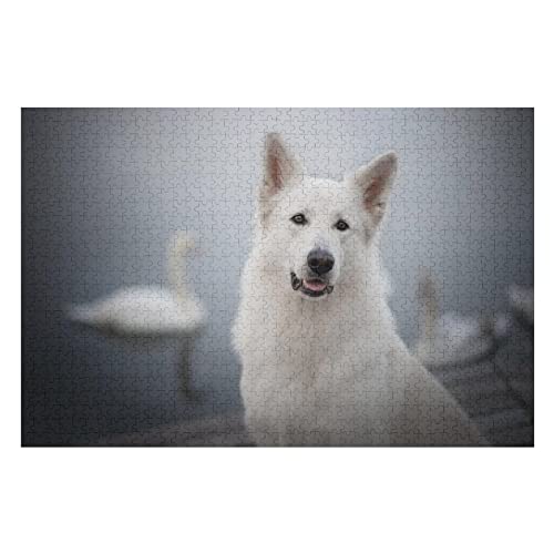 Tierpuzzle für Erwachsene, 1000-teiliges Puzzle mit Hundemuster, für Erwachsene und Jugendliche, Geburtstagsgeschenk für Vater, Mutter, großes Puzzle 26 x 38 cm Tierpuzzle für Erwachsene, 1000-teiliges Puzzle mit Hundemuster, für Erwachsene und Jugendliche, Geburtstagsgeschenk für Vater, Mutter, großes Puzzle 26 x 38 cm von EZMLFA