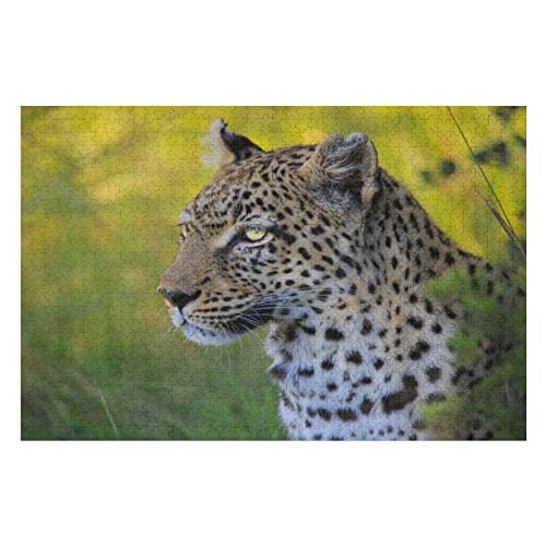 Tierpuzzle für Erwachsene, 2000 Teile, Leopardenmuster-Puzzles, für Kinder und Erwachsene zur Heimdekoration, Premium-Puzzles, 70 x 100 cm von EZMLFA