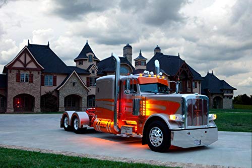 Truck Before The Villa Puzzle Puzzle für Erwachsene 2000 Teile Kinderspielzeug Spielgeschenk 70x100CM von EZMLFA
