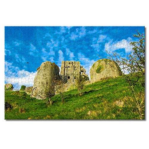 UK England Corfe Castle Puzzle für Erwachsene und Kinder, 1000 Teile, Puzzlespiel als Geschenk, Heimdekoration, besondere Reisesouvenirs, 70 x 50 cm UK England Corfe Castle Puzzle für Erwachsene und Kinder, 1000 Teile, Puzzlespiel als Geschenk, Heimdekoration, besondere Reisesouvenirs, 70 x 50 cm von EZMLFA