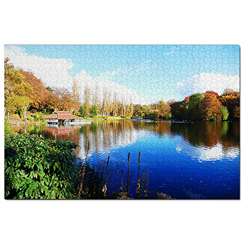 UK England Walsall Arboretum Puzzle 1000 Teile Spiel Kunstwerk Reise Souvenir 38x52CM von EZMLFA