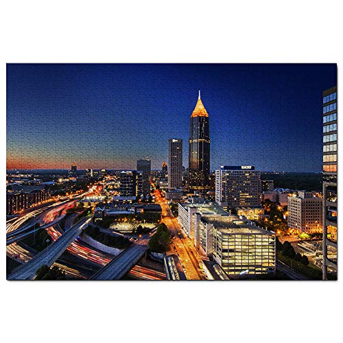 USA Amerika Atlanta Skyline Georgia Puzzle 2000 Teile Puzzle Spiel für Erwachsene Grafik Reise Souvenir 70x100CM USA Amerika Atlanta Skyline Georgia Puzzle 2000 Teile Puzzle Spiel für Erwachsene Grafik Reise Souvenir 70x100CM von EZMLFA