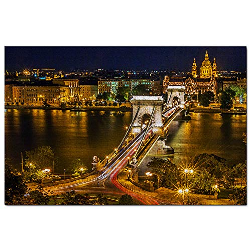 Ungarn Kettenbrücke Budapest Puzzle 1000 Teile Spiel Kunstwerk Reise Souvenir Papier 50x70CM Ungarn Kettenbrücke Budapest Puzzle 1000 Teile Spiel Kunstwerk Reise Souvenir Papier 50x70CM von EZMLFA