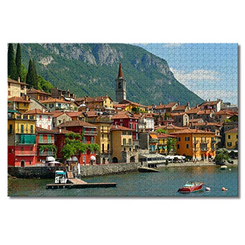 Varenna, Comer See, Italien, Puzzle für Erwachsene und Kinder, 1000 Teile, Puzzlespiel als Geschenk, Heimdekoration, besondere Reisesouvenirs, 50 x 70 cm Varenna, Comer See, Italien, Puzzle für Erwachsene und Kinder, 1000 Teile, Puzzlespiel als Geschenk, Heimdekoration, besondere Reisesouvenirs, 50 x 70 cm von EZMLFA