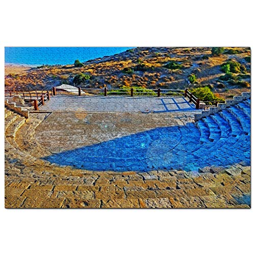 Zypern-Puzzle 2000 Teile – Antikes Amphitheater, Limassol, Zypern, Puzzlespiel, Kunstwerk, Reisesouvenir, 70 x 100 cm von EZMLFA