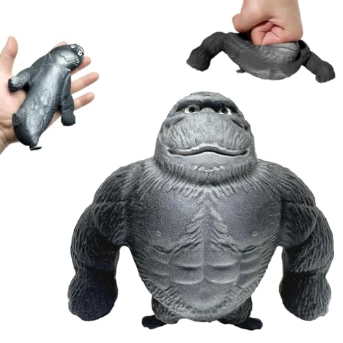 Gorilla Stressabbau Spielzeug, Gorilla-Figur zum Stressabbau, Black Gorilla Stress Toy, Stress Toy, Weiches Stressabbau, Dekompressionsspielzeug & Squishy Spielzeug Gorilla Stressabbau Spielzeug, Gorilla-Figur zum Stressabbau, Black Gorilla Stress Toy, Stress Toy, Weiches Stressabbau, Dekompressionsspielzeug & Squishy Spielzeug von EZOULUOBA