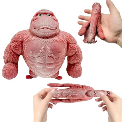Gorilla Stressabbau Spielzeug, Gorilla-Figur zum Stressabbau, Pink Gorilla Stress Toy, Pink Gorilla Toys, Weiches Squeeze-Spielzeug, Dekompressionsspielzeug & Squishy Spielzeug Gorilla Stressabbau Spielzeug, Gorilla-Figur zum Stressabbau, Pink Gorilla Stress Toy, Pink Gorilla Toys, Weiches Squeeze-Spielzeug, Dekompressionsspielzeug & Squishy Spielzeug von EZOULUOBA