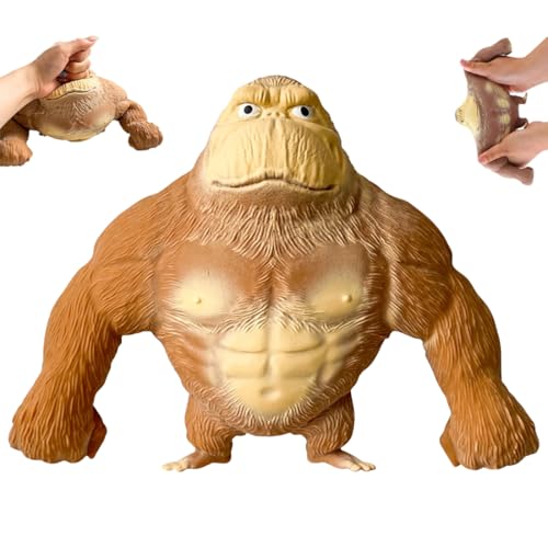 Gorilla Stressabbau Spielzeug, Gorilla-Figur zum Stressabbau, Gorilla Stress Toy, Gorilla Toys, Squishy Stressbal, Weiches Squeeze-Spielzeug, Dekompressionsspielzeug & Squishy Spielzeug Gorilla Stressabbau Spielzeug, Gorilla-Figur zum Stressabbau, Gorilla Stress Toy, Gorilla Toys, Squishy Stressbal, Weiches Squeeze-Spielzeug, Dekompressionsspielzeug & Squishy Spielzeug von EZOULUOBA