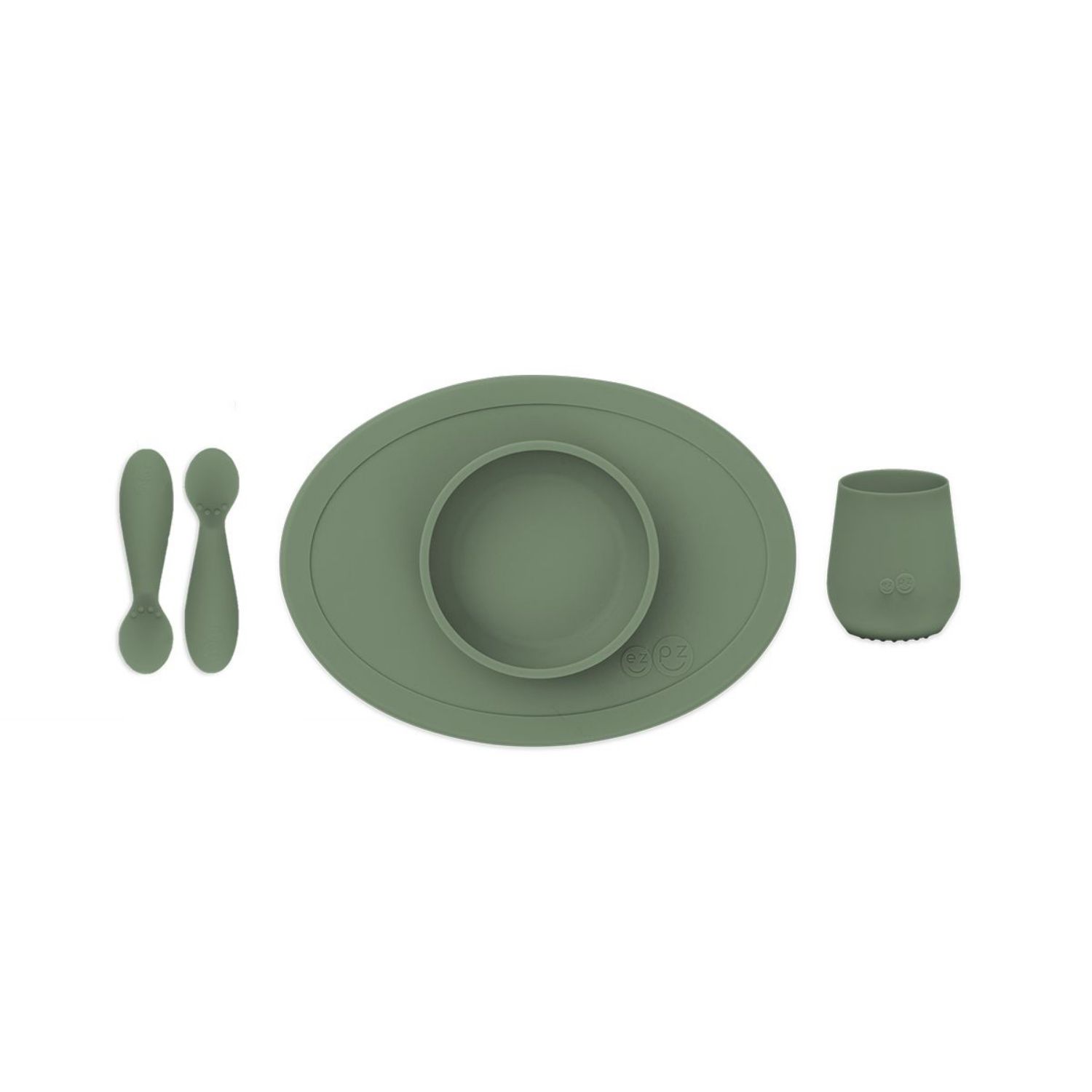EZPZ First Food Set - Oliv EZPZ First Food Set - Oliv von EZPZ