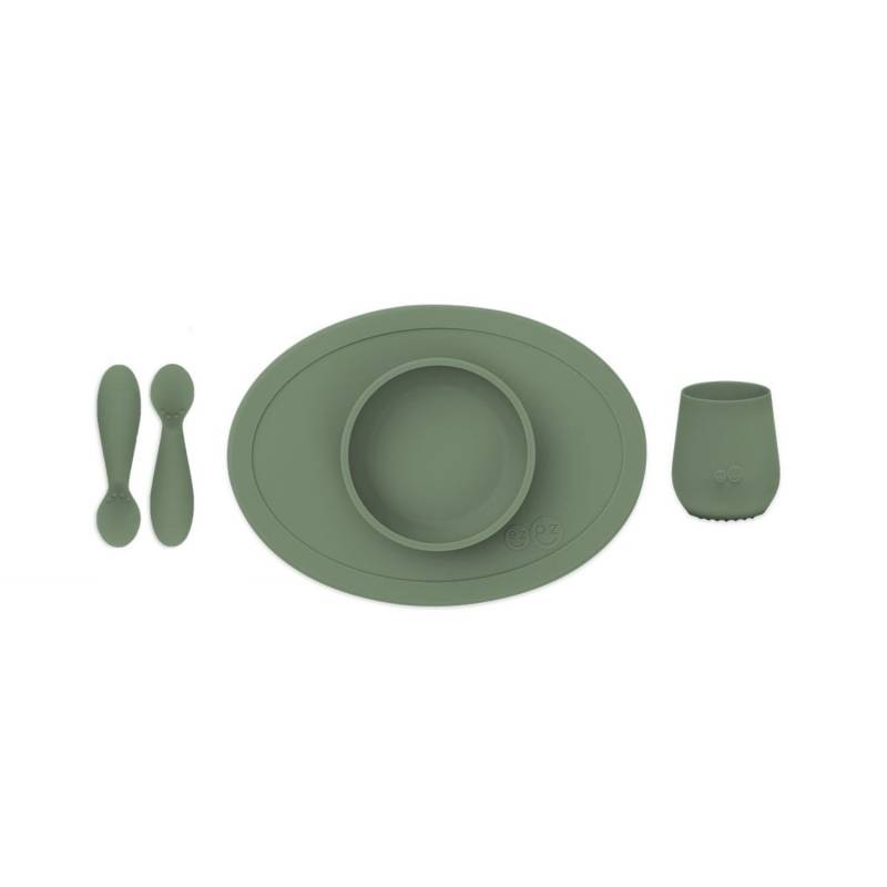 EZPZ First Food Set - Oliv EZPZ First Food Set - Oliv von EZPZ