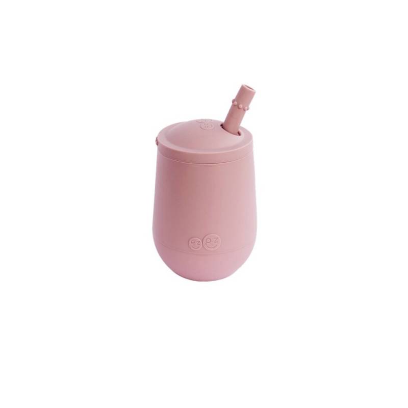 EZPZ Mini Cup + Strohhalm aus Silikon - Blush von EZPZ