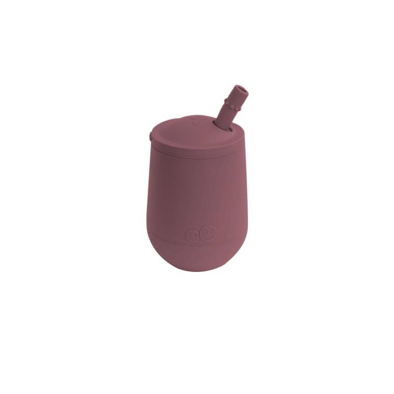 EZPZ Mini Cup + Strohhalm aus Silikon - Mauve von EZPZ